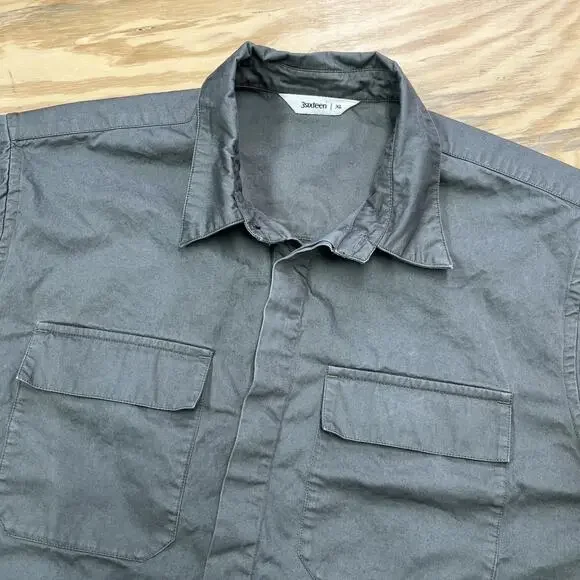 3sixteen Garage Shirt Moss Green Heavy Poplin Button Down Shirt Mens XL